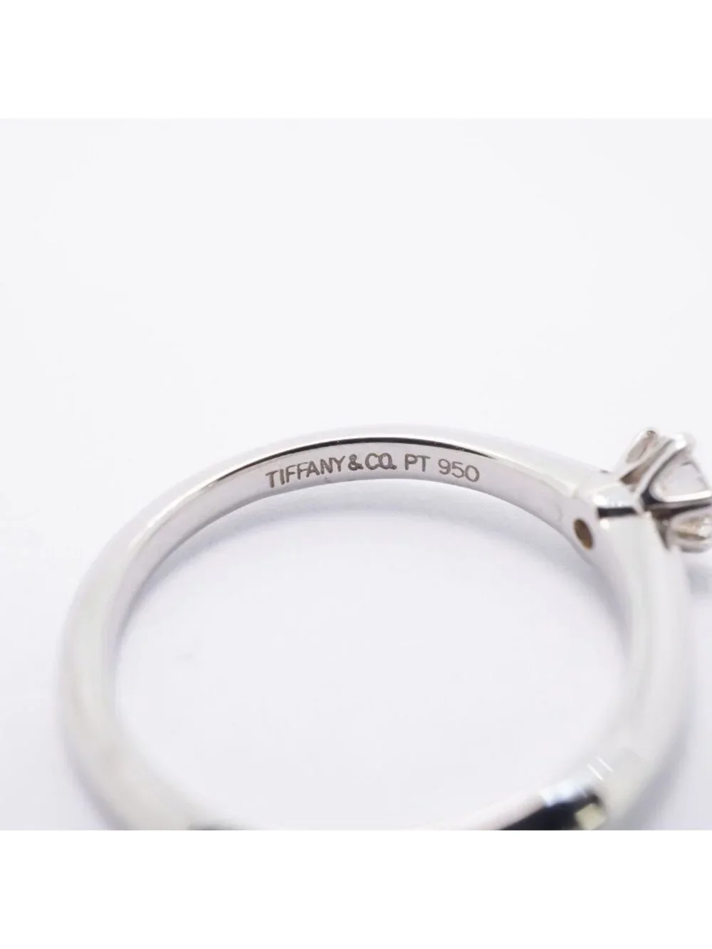 Tiffany & Co Ring Solitaire Platinum Diamond